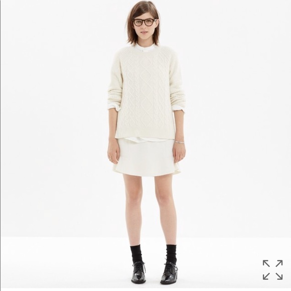 Madewell Felted wool skirt. Lined. Never worn. - Picture 2 of 8